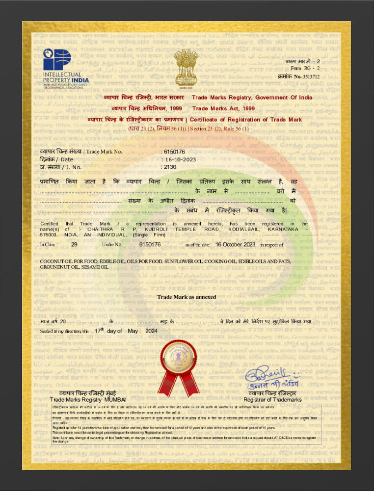 Trademark Certificate